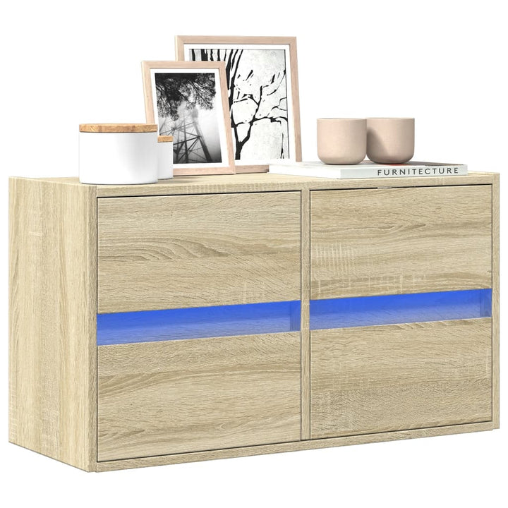 Tv-Wandschrank Mit Led 180X31X45 Cm