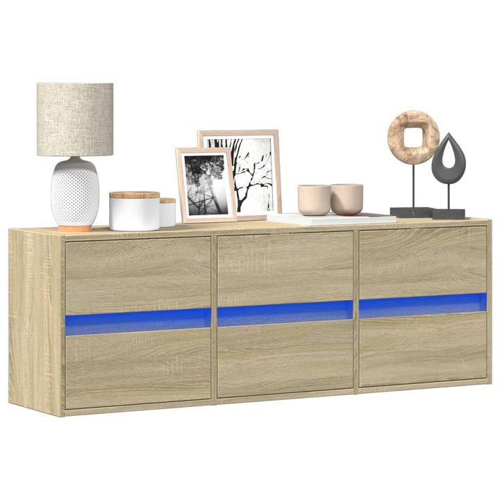 Tv-Wandschrank Mit Led 180X31X45 Cm