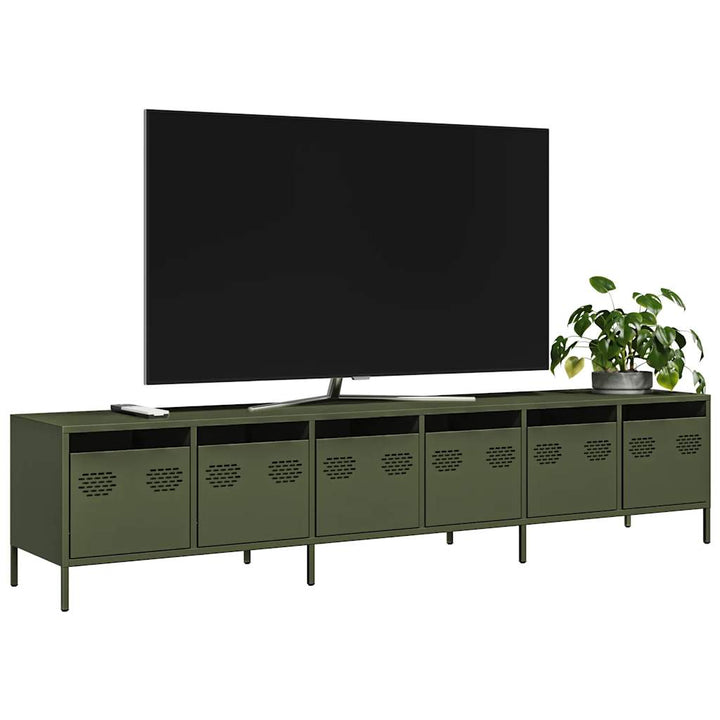 Tv-Schrank 135X39X43,5 Cm Kaltgewalzter Stahl