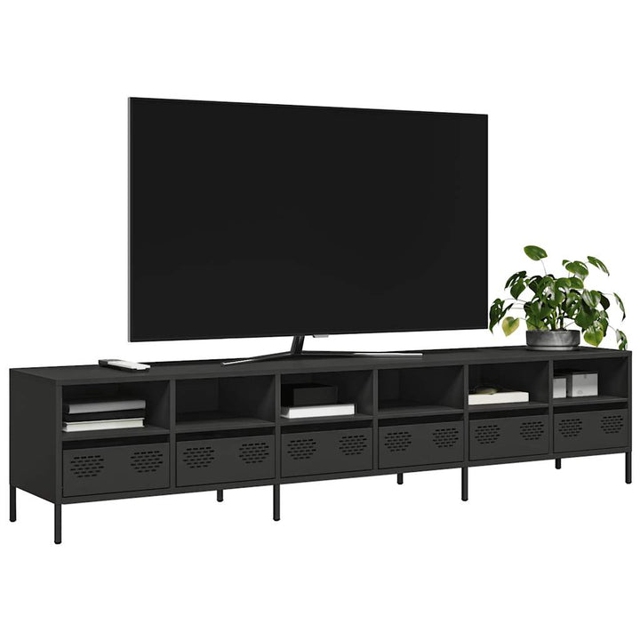 Tv-Schrank 68X39X43,5 Cm Kaltgewalzter Stahl