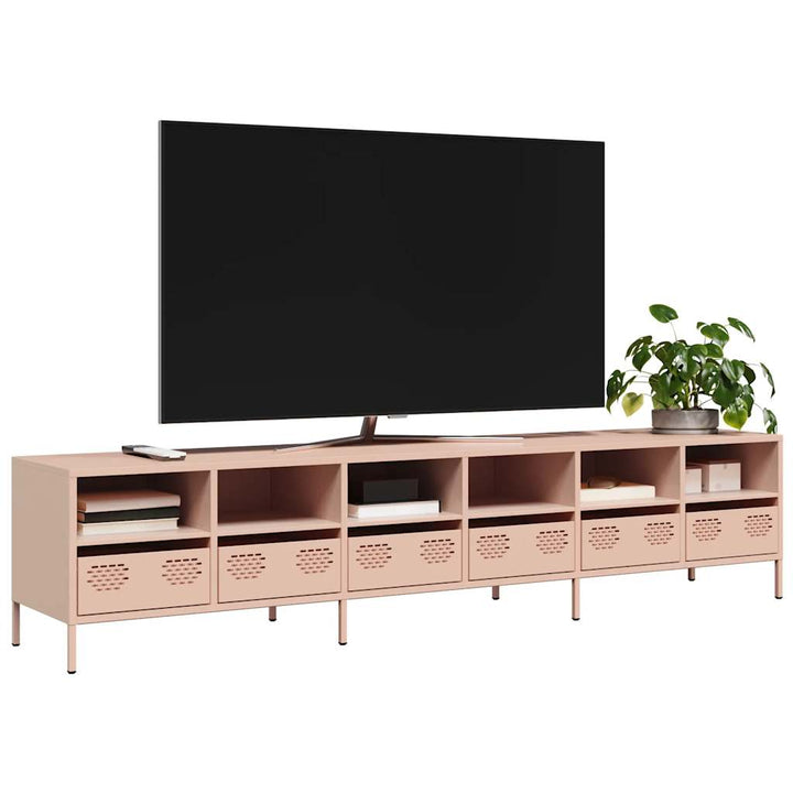 Tv-Schrank 68X39X43,5 Cm Kaltgewalzter Stahl