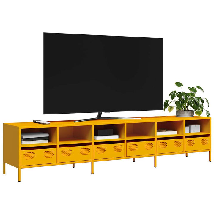 Tv-Schrank 68X39X43,5 Cm Kaltgewalzter Stahl