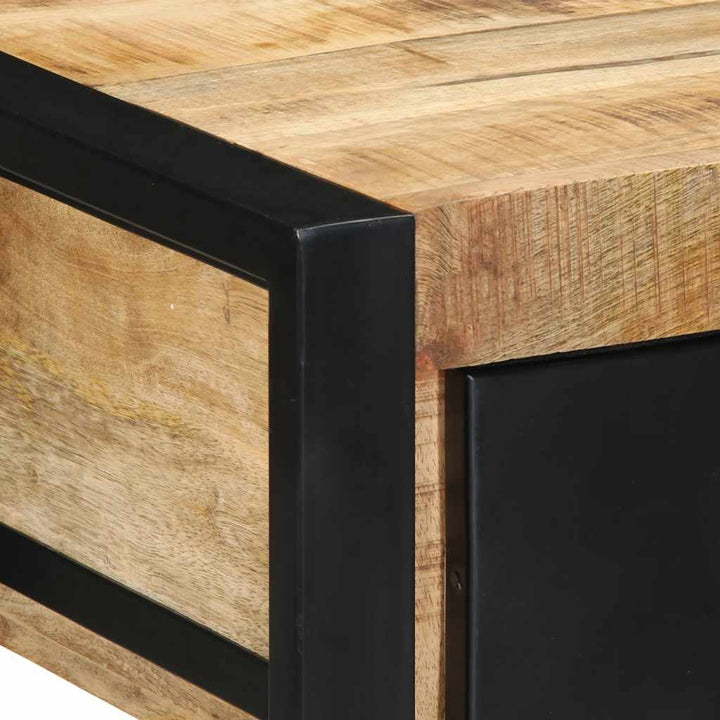 Konsolentisch 100X35X75 Cm Raues Massivholz Mango