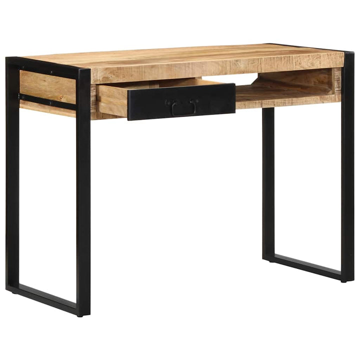 Schreibtisch 100X50X75 Cm Raues Massivholz Mango