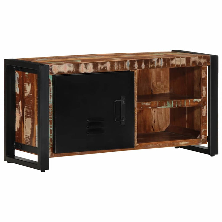 Tv-Schrank 80X30X40 Cm Raues Massivholz Mango