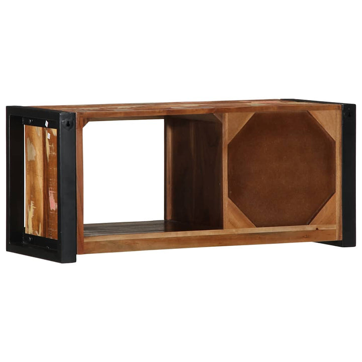 Tv-Schrank 80X30X35 Cm Massivholz Altholz