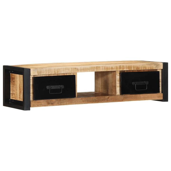 Tv-Schrank 100X30X25 Cm Massivholz Altholz