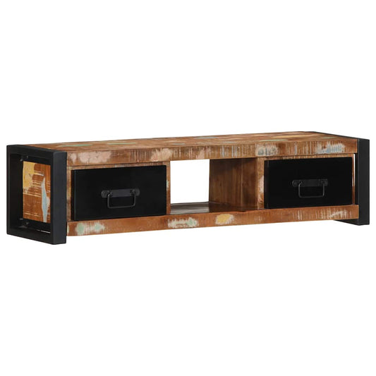 Tv-Schrank 100X30X25 Cm Massivholz Altholz