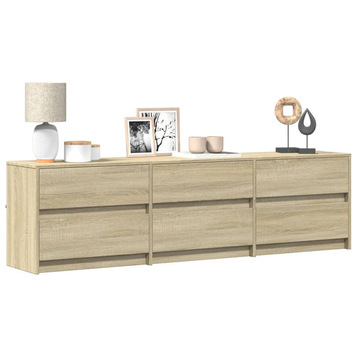 Tv-Schrank Mit Led-Beleuchtung Sonoma-Eiche 140X34X50 Cm