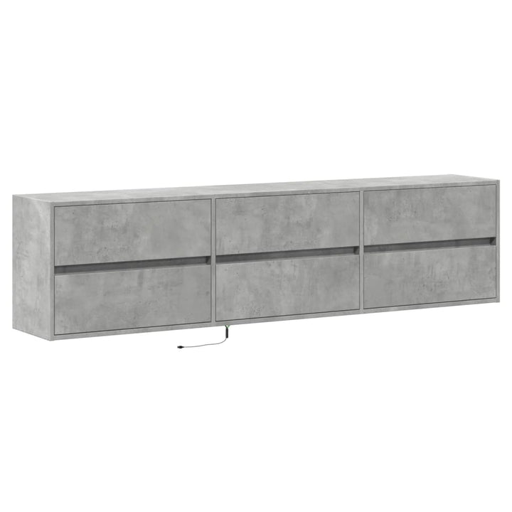 Tv-Wandschrank Mit Led 180X31X45 Cm