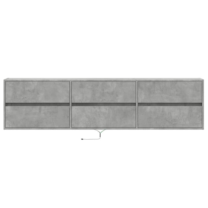 Tv-Wandschrank Mit Led 180X31X45 Cm