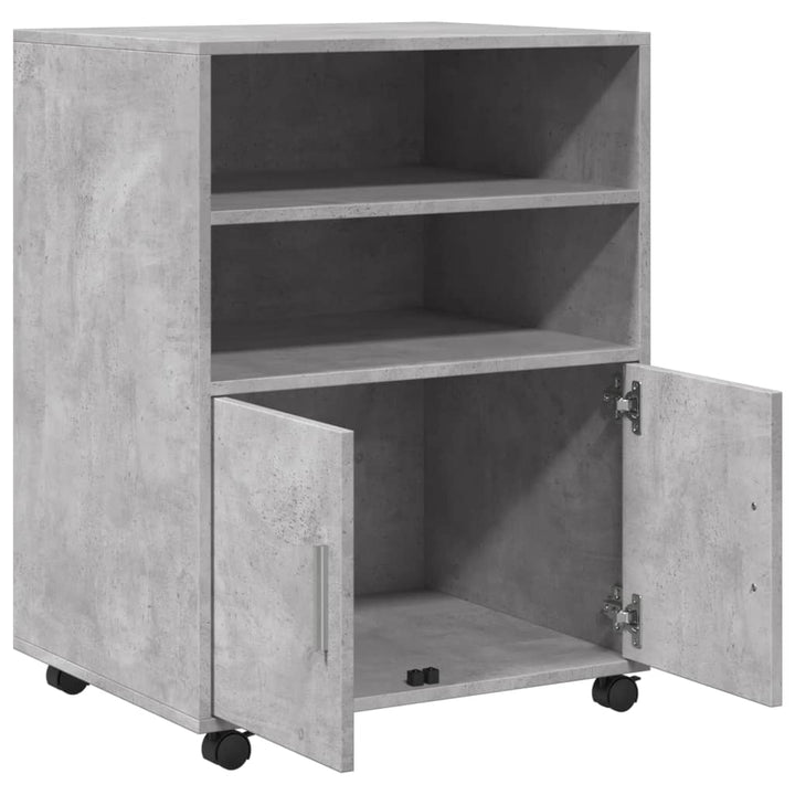 Rollschrank 60X48X81 Cm Holzwerkstoff