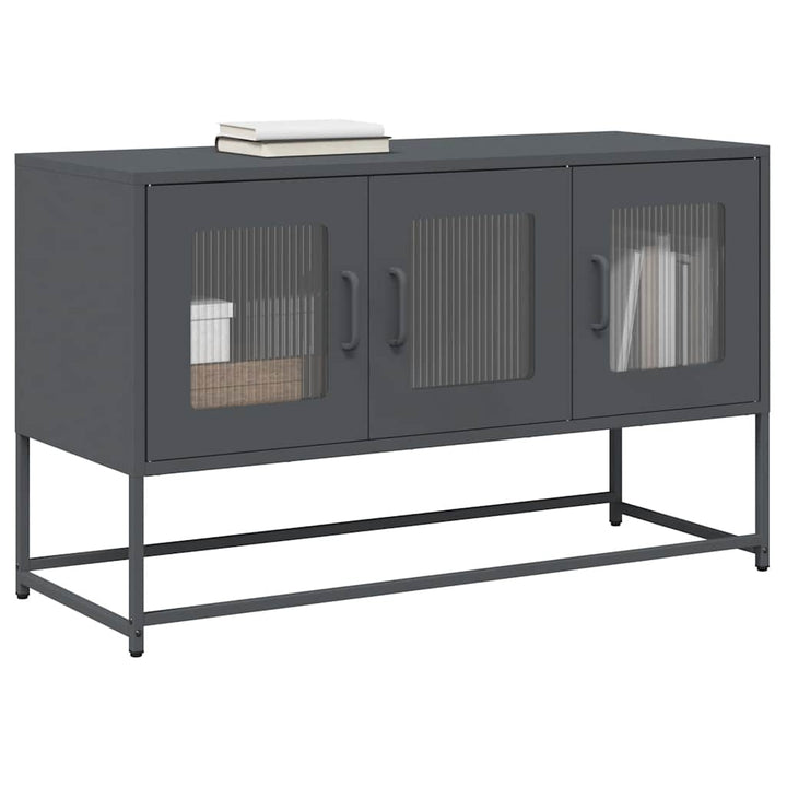 Tv-Schrank 68X39X60,5 Cm Kaltgewalzter Stahl