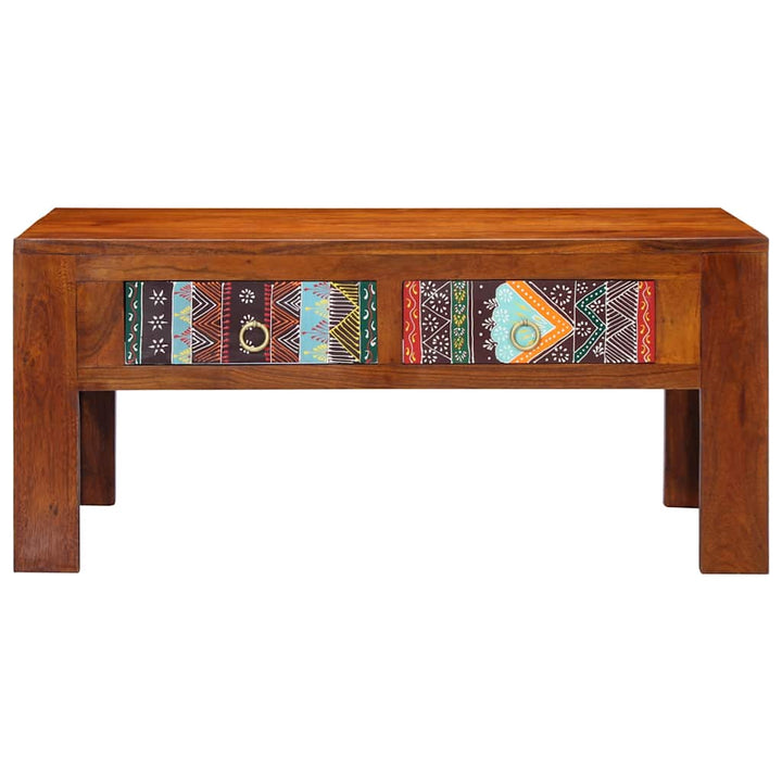 Couchtisch 90X50X40 Cm Massivholz Akazie