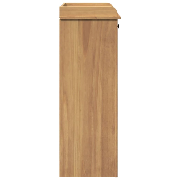 Weinschrank Panama 57X40X111,5 Cm Massivholz Kiefer