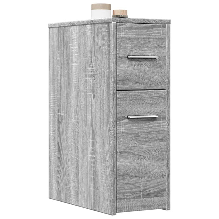 Badschrank Schmal Mit Rollen Holzwerkstoff