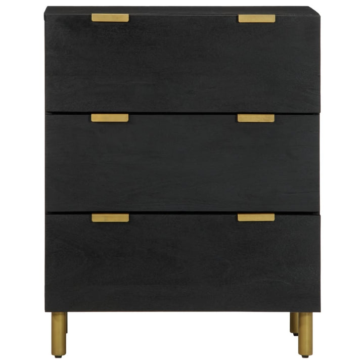 Sideboards 2 Stk. Schwarz 60X33X75 Cm Holzwerkstoff Dunkelgrau