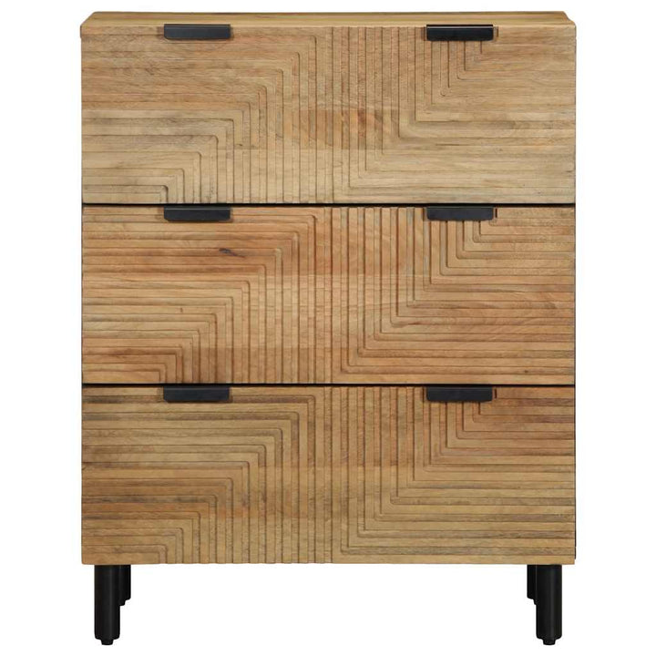 Sideboards 2 Stk. 60X33X75 Cm Massivholz Mango