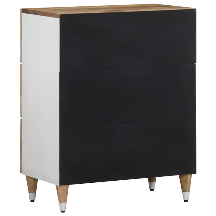 Sideboards 2 Stk. 60X33,5X75 Cm Massivholz Mango