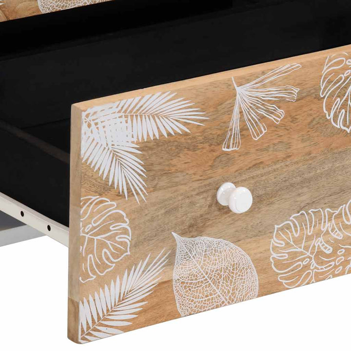 Sideboards 2 Stk. 60X33,5X75 Cm Massivholz Mango