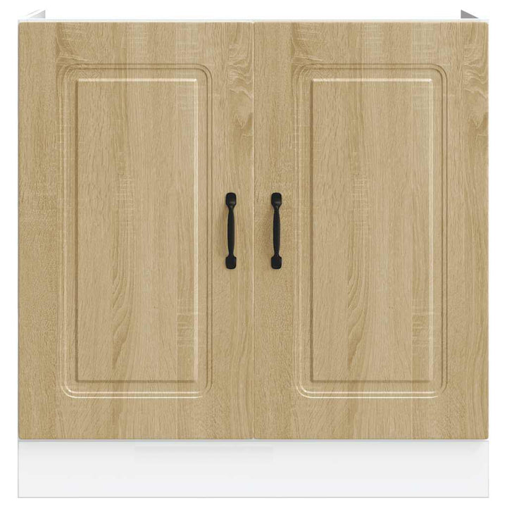 Spülenunterschrank Kalmar Sonoma-Eiche 80X46X81,5 Cm Sonoma Eiche