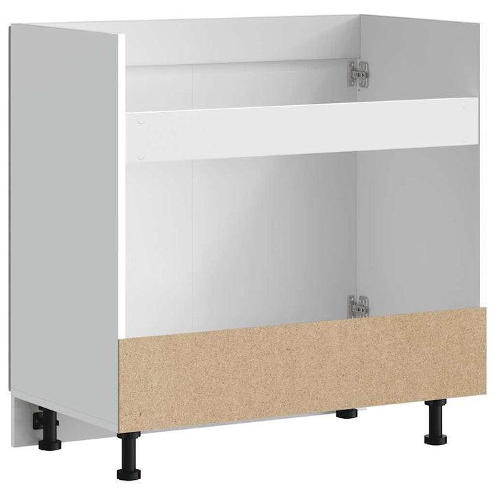 Spülenunterschrank Porto 80X46X81,5Cm Holzwerkstoff Grau Sonoma