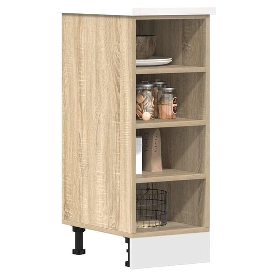 Unterschrank Sonoma-Eiche 30X44,5X81,5 Cm Holzwerkstoff Sonoma Eiche