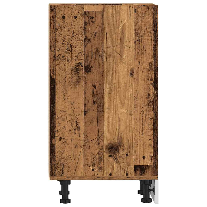 Unterschrank -Optik 30X44,5X81,5 Cm Holzwerkstoff Altholz