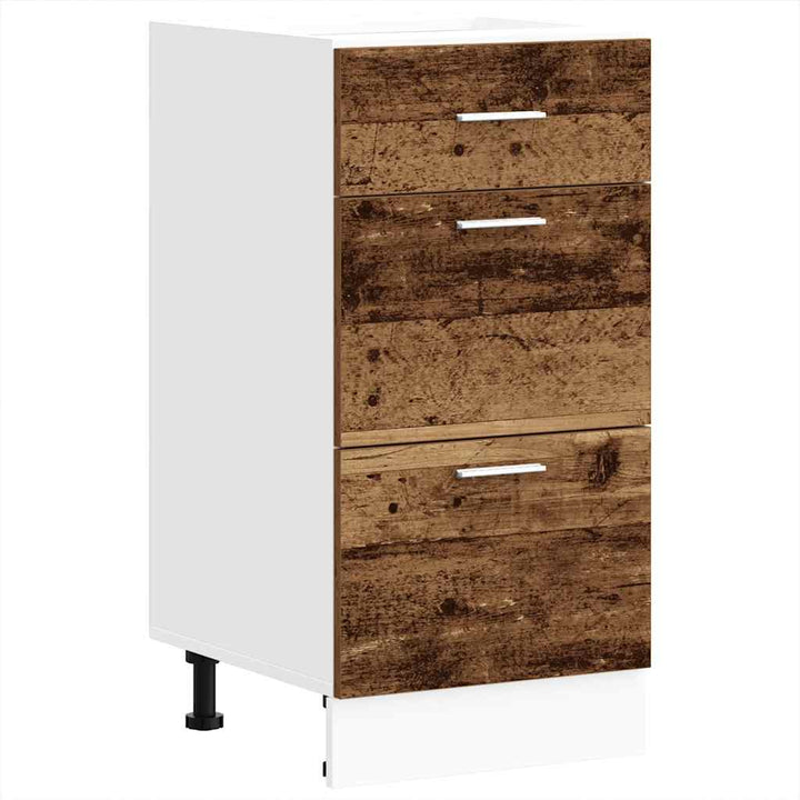 Unterschrank -Optik 40X46X81,5 Cm Holzwerkstoff Altholz