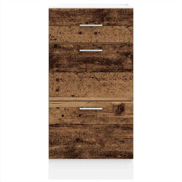 Unterschrank -Optik 40X46X81,5 Cm Holzwerkstoff Altholz