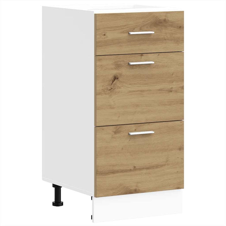 Unterschrank Artisan-Eiche 40X46X81,5 Cm Holzwerkstoff Eiche Handwerklich