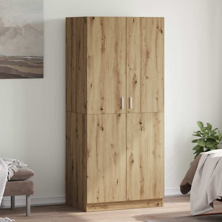 Kleiderschrank 90X52X200 Cm Holzwerkstoff