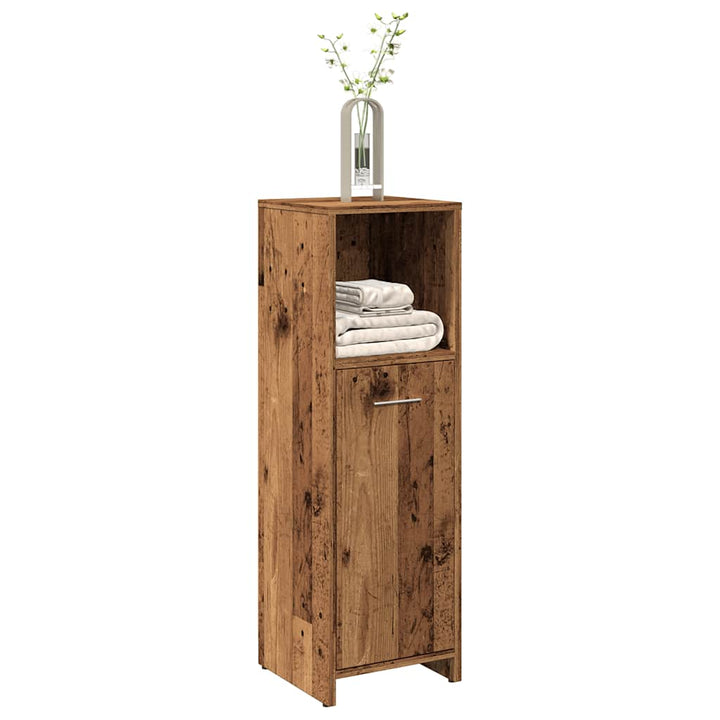 Badezimmerschrank 30X30X95 Cm Holzwerkstoff