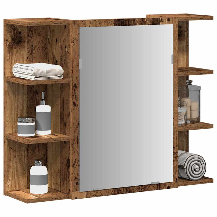 Bad-Spiegelschrank 80X20,5X64 Cm Holzwerkstoff