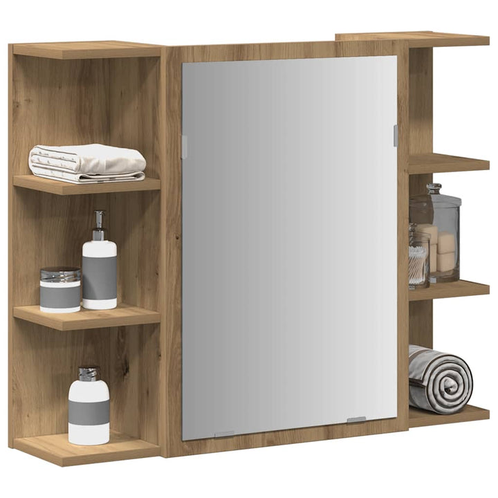 Bad-Spiegelschrank 80X20,5X64 Cm Holzwerkstoff