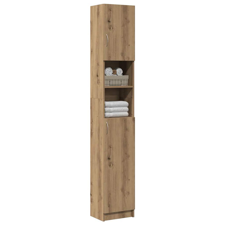 Badezimmerschrank 32×25,5×190 Cm Holzwerkstoff