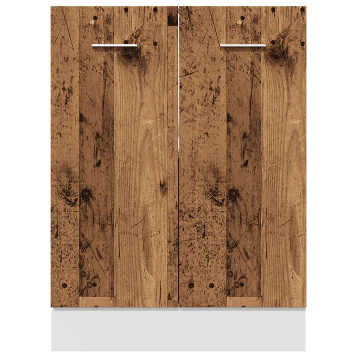 Unterschrank -Optik 60X46X81,5 Cm Holzwerkstoff Altholz