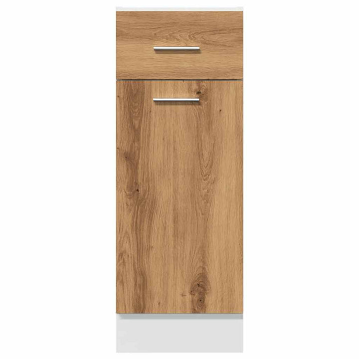 Schubunterschrank Artisan-Eiche 30X46X81,5 Cm Holzwerkstoff Eiche Handwerklich