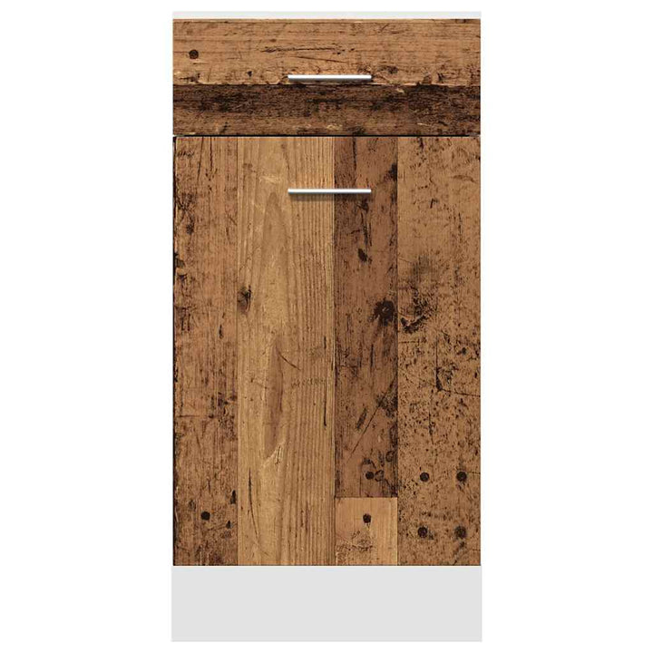 Schubunterschrank -Optik 40X46X81,5 Cm Holzwerkstoff Altholz