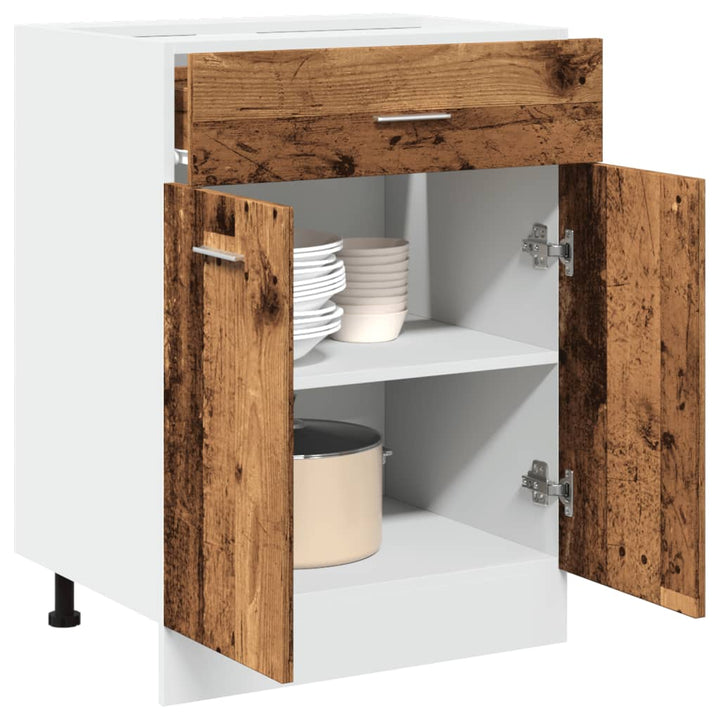 Hängeschrank -Optik 80X31X60 Cm Holzwerkstoff Altholz