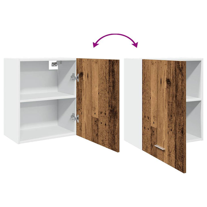 Hängeschrank -Optik 50X31X60 Cm Holzwerkstoff Altholz