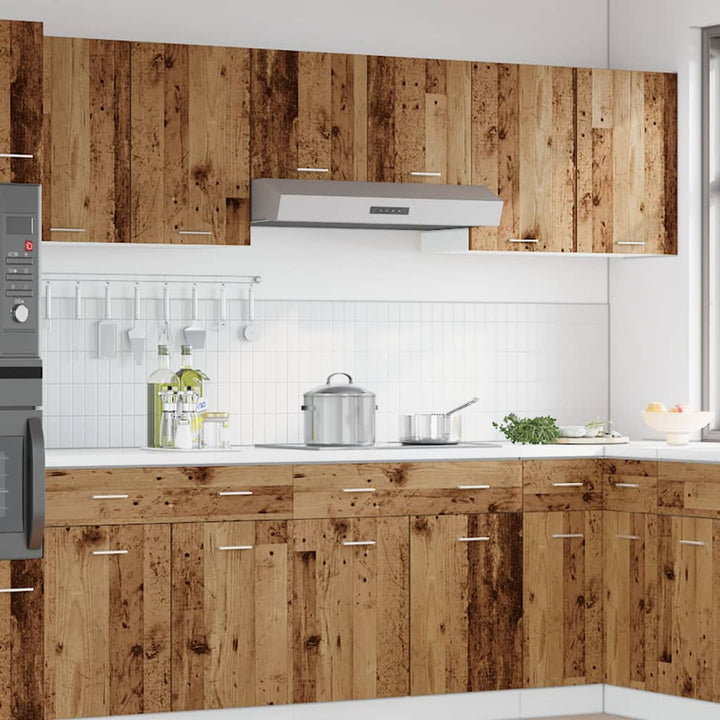 Hängeschrank -Optik 80X31X60 Cm Holzwerkstoff Altholz