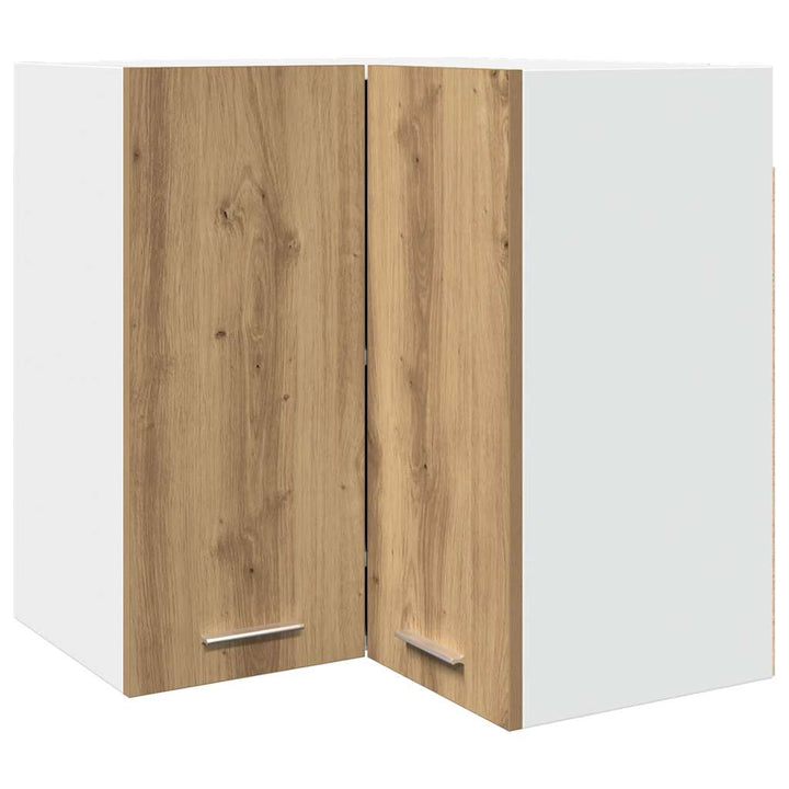 Eck-Hängeschrank Artisan-Eiche 57X57X60 Cm Holzwerkstoff Eiche Handwerklich