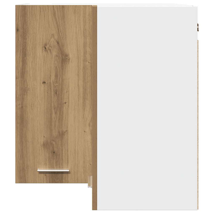 Eck-Hängeschrank Artisan-Eiche 57X57X60 Cm Holzwerkstoff Eiche Handwerklich