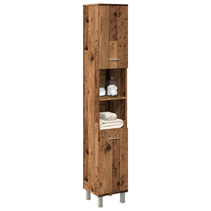 Badezimmerschrank 30X30X179 Cm Holzwerkstoff