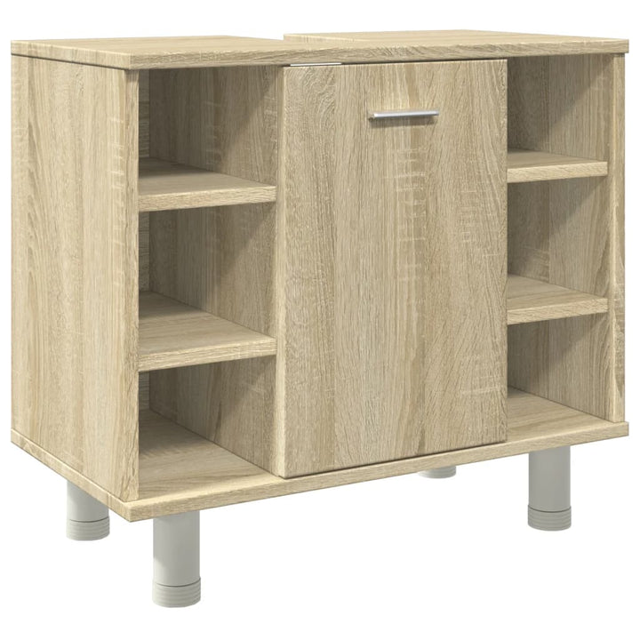 Badezimmerschrank Sonoma-Eiche 60X32X53,5 Cm Holzwerkstoff