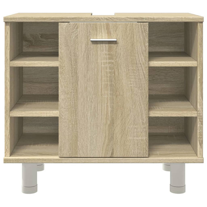 Badezimmerschrank Sonoma-Eiche 60X32X53,5 Cm Holzwerkstoff