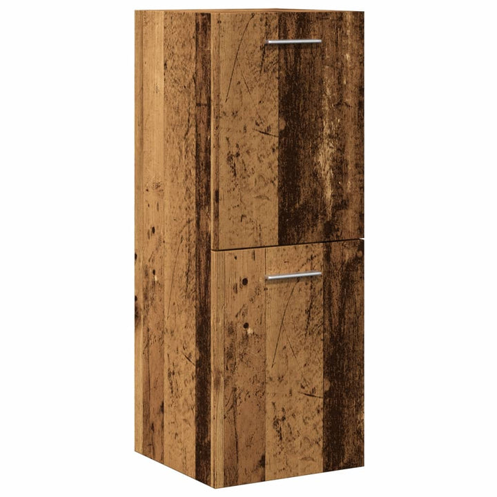 Badezimmerschrank 30X30X80 Cm Holzwerkstoff