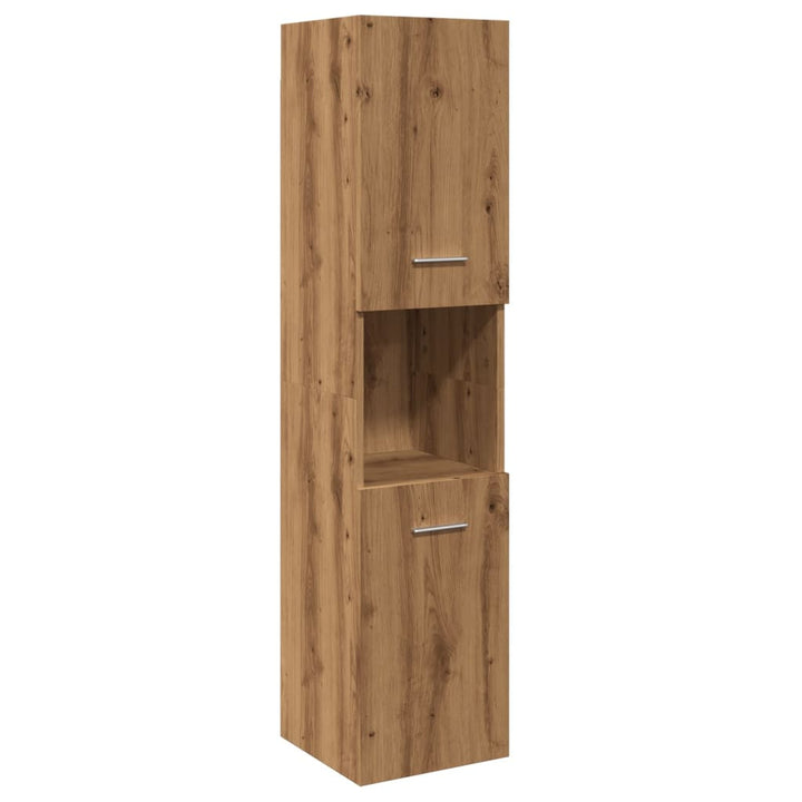 Badezimmerschrank 30X30X130 Cm Holzwerkstoff