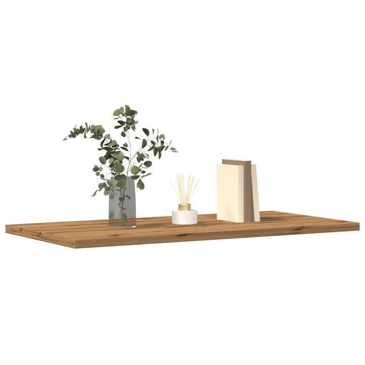 Wandregale 4 Stk. Artisan-Eiche 40X10X1,5 Cm Holzwerkstoff Eiche Handwerklich